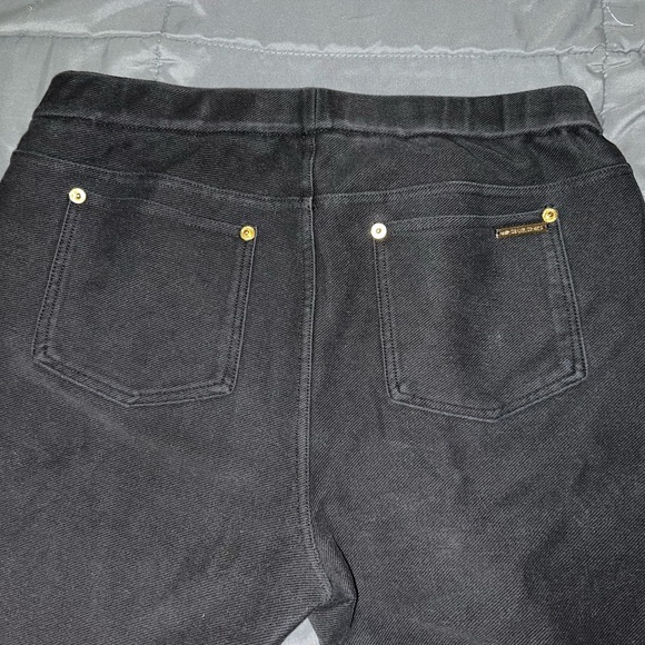 Michael Kors black pull on jeggings - Picture 3 of 4